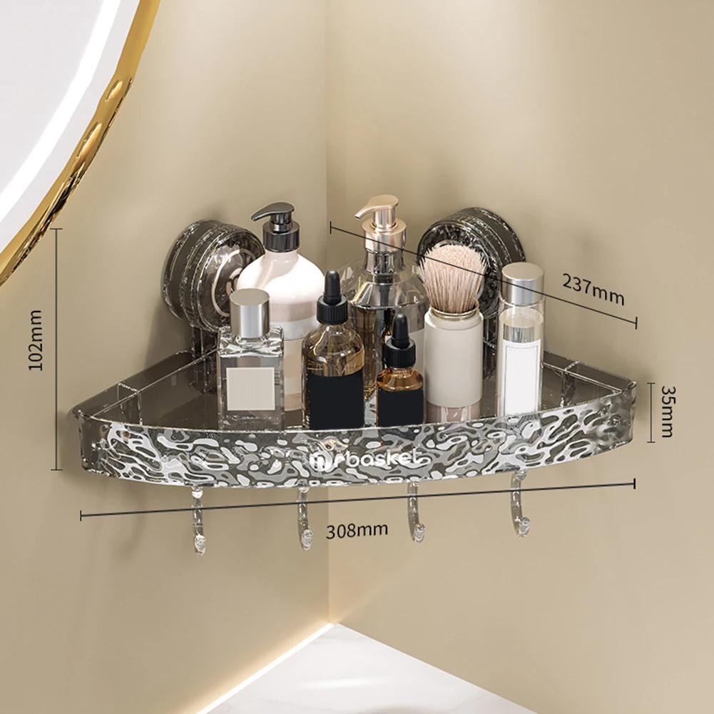 Bathroom Shelves Acrylic Corner Bathroom Shelf Wall Hanging Shower Shampoo Storage Rack Holder Bath Organizer Accessories
Bathroom Shelves Acrylic Corner Bathroom Shelf Wall Hanging Shower Shampoo Storage Rack Holder Bath Organizer Accessories