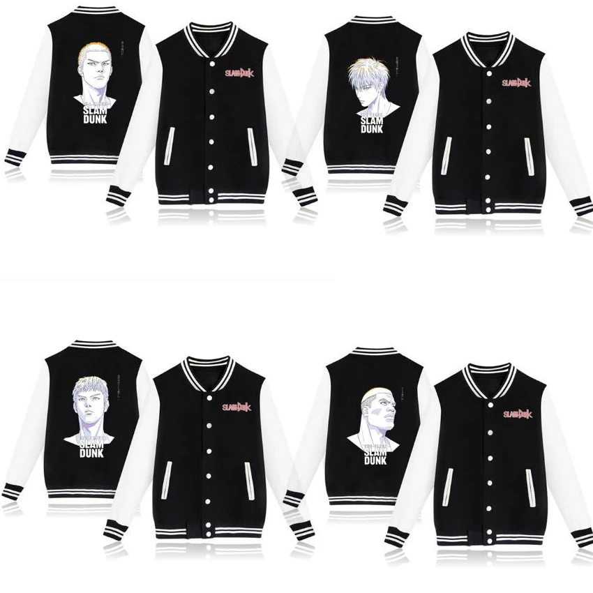 Anime The First SLAM DUNK Baseball Jacket Men Women Bomber Jacket Sakuragi Hanamichi Kaede Rukawa Ryota Miyagi Baseball Uniform
Anime The First SLAM DUNK Baseball Jacket Men Women Bomber Jacket Sakuragi Hanamichi Kaede Rukawa Ryota Miyagi Baseball Uniform