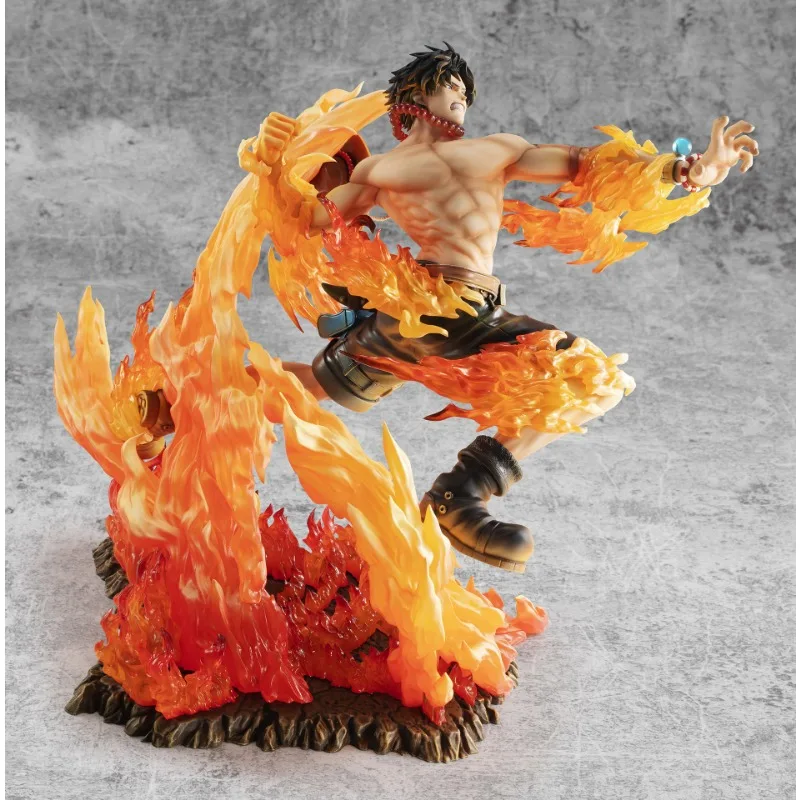 

25cm Anime ONE PIECE POP Firefist Ace MAX 15th Anniversary Special Edition Ver PVC Action Figure Collectible Model Toy Boxed