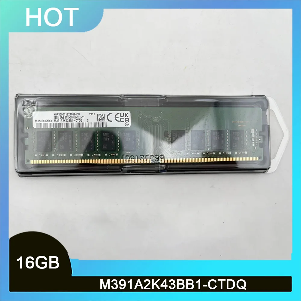 New M391A2K43BB1-CTDQ For Samsung 16G 16GB 2RX8 DDR4 2666 PC4-2666V ECC UDIMM Server Memory Fast Ship High Quality
New M391A2K43BB1-CTDQ For Samsung 16G 16GB 2RX8 DDR4 2666 PC4-2666V ECC UDIMM Server Memory Fast Ship High Quality