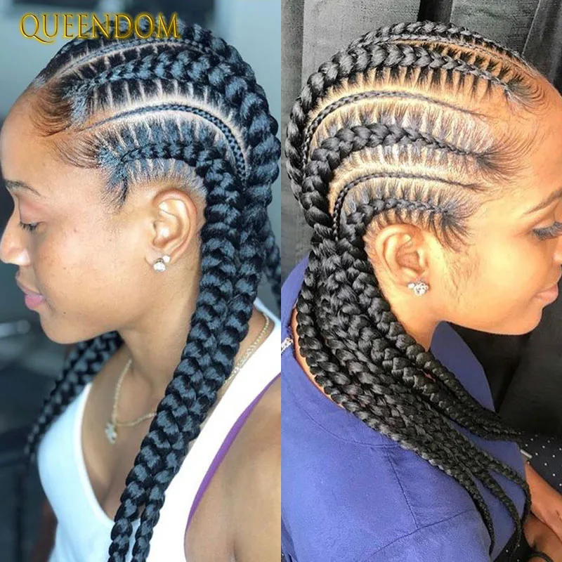 36" Jumbo Braided Wigs Full Lace Frontal Wigs For Women Cornrow Braids Lace Wigs Knotless Synthetic Wig Lace Front African
36" Jumbo Braided Wigs Full Lace Frontal Wigs For Women Cornrow Braids Lace Wigs Knotless Synthetic Wig Lace Front African