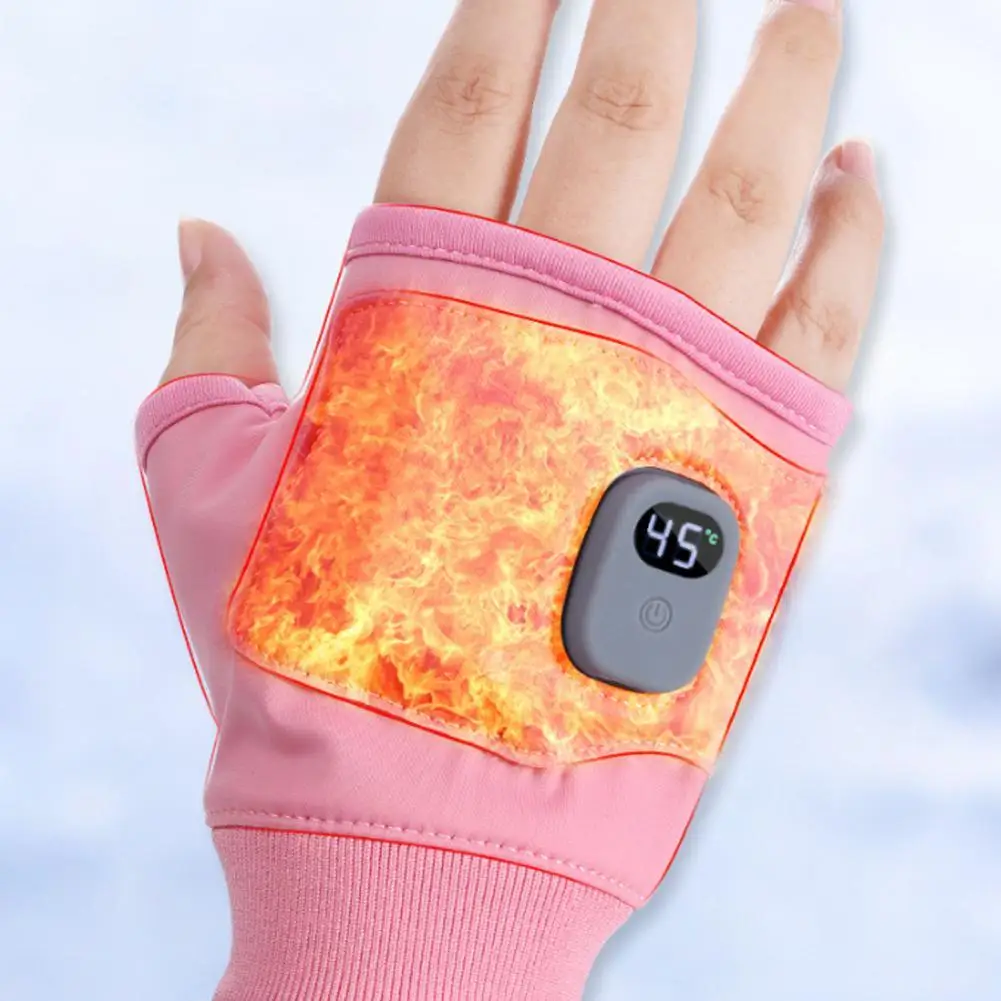 USB Heating Gloves For Men Women Indoor Outdoor Half Heated Fingerless Heating Gloves Winter Electric Gloves 1 Pairs
USB Heating Gloves For Men Women Indoor Outdoor Half Heated Fingerless Heating Gloves Winter Electric Gloves 1 Pairs