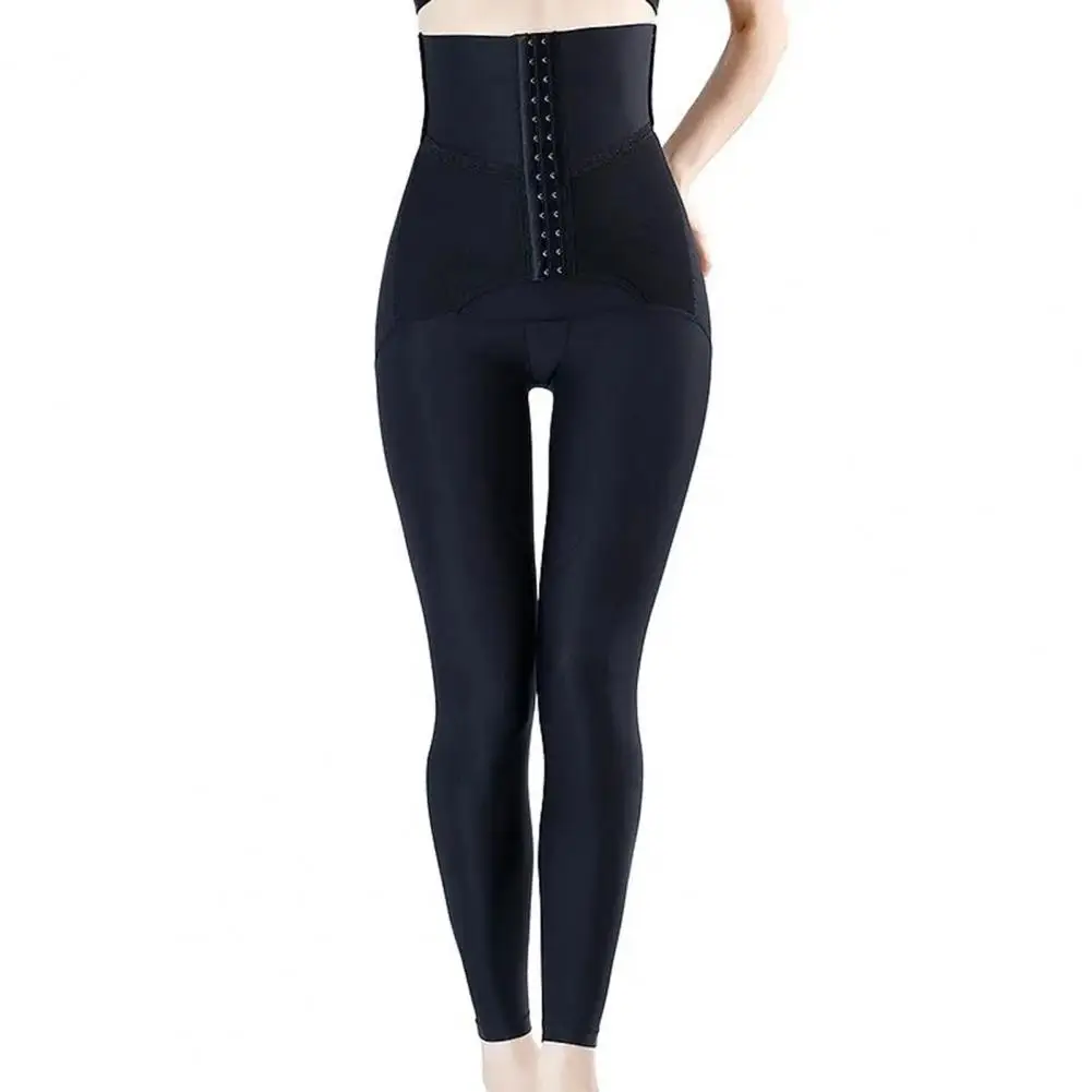 

Elastic Waistband Tummy Control Pants High-waisted Postpartum Shaping Pants Adjustable Tightness Lift Hips Shrink for Women