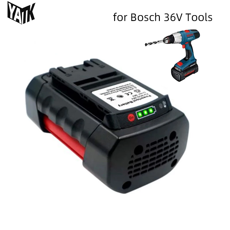 

36V Battery for Bosch BAT810 BAT840 6.0AH Rechargeable Lithium-Ion Replacement Tools Batteries D-70771 BAT836 BAT818 2607336003