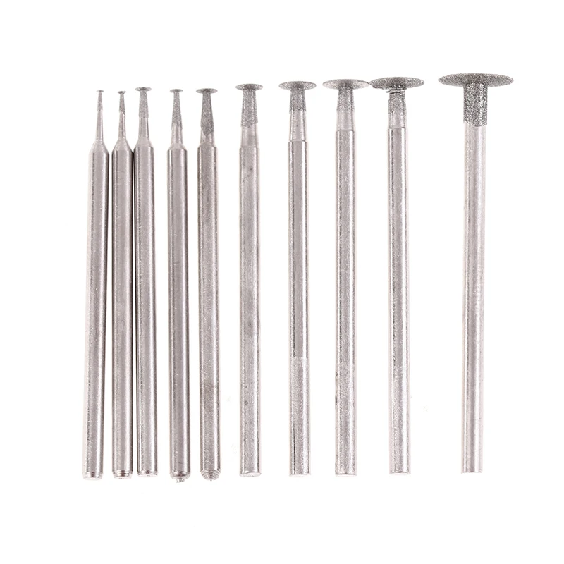 10PCS Grinding Bit Accessory Ultra-Thin T-Head Shank Diamond Jade Carving Tools Thallium Jade Carving Grinding Head
10PCS Grinding Bit Accessory Ultra-Thin T-Head Shank Diamond Jade Carving Tools Thallium Jade Carving Grinding Head