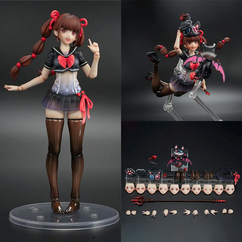1/12 Intern Witch Japanese Kawaii Female Soldier Nana Doll Replaceable Face Model 6" Full Set Collectible Female Action Figure
1/12 Intern Witch Japanese Kawaii Female Soldier Nana Doll Replaceable Face Model 6" Full Set Collectible Female Action Figure