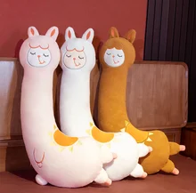 70/100CM Giant Alpaca Plush Toy Cute Alpacasso Sleeping Pillow Stuffed Llama Animals Doll Kawaii Birthday Gift for Children Kid
70/100CM Giant Alpaca Plush Toy Cute Alpacasso Sleeping Pillow Stuffed Llama Animals Doll Kawaii Birthday Gift for Children Kid