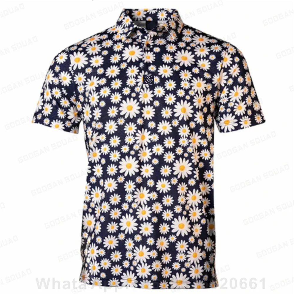

Heren Polo T-shirt Korte Mouw Polo Shirt Vissen Golf Kleding Zomer Quick Dry Casual Mode Mannen Volleybal Tops