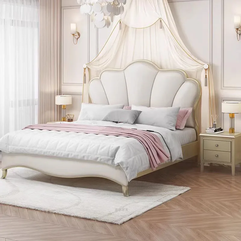 Nordic Luxury Double Bed Modern Whitr Wood Headboard Frame Double Bed Girl Boys Sleeping Cama Matrimonio Bedroom Furniture
Nordic Luxury Double Bed Modern Whitr Wood Headboard Frame Double Bed Girl Boys Sleeping Cama Matrimonio Bedroom Furniture
