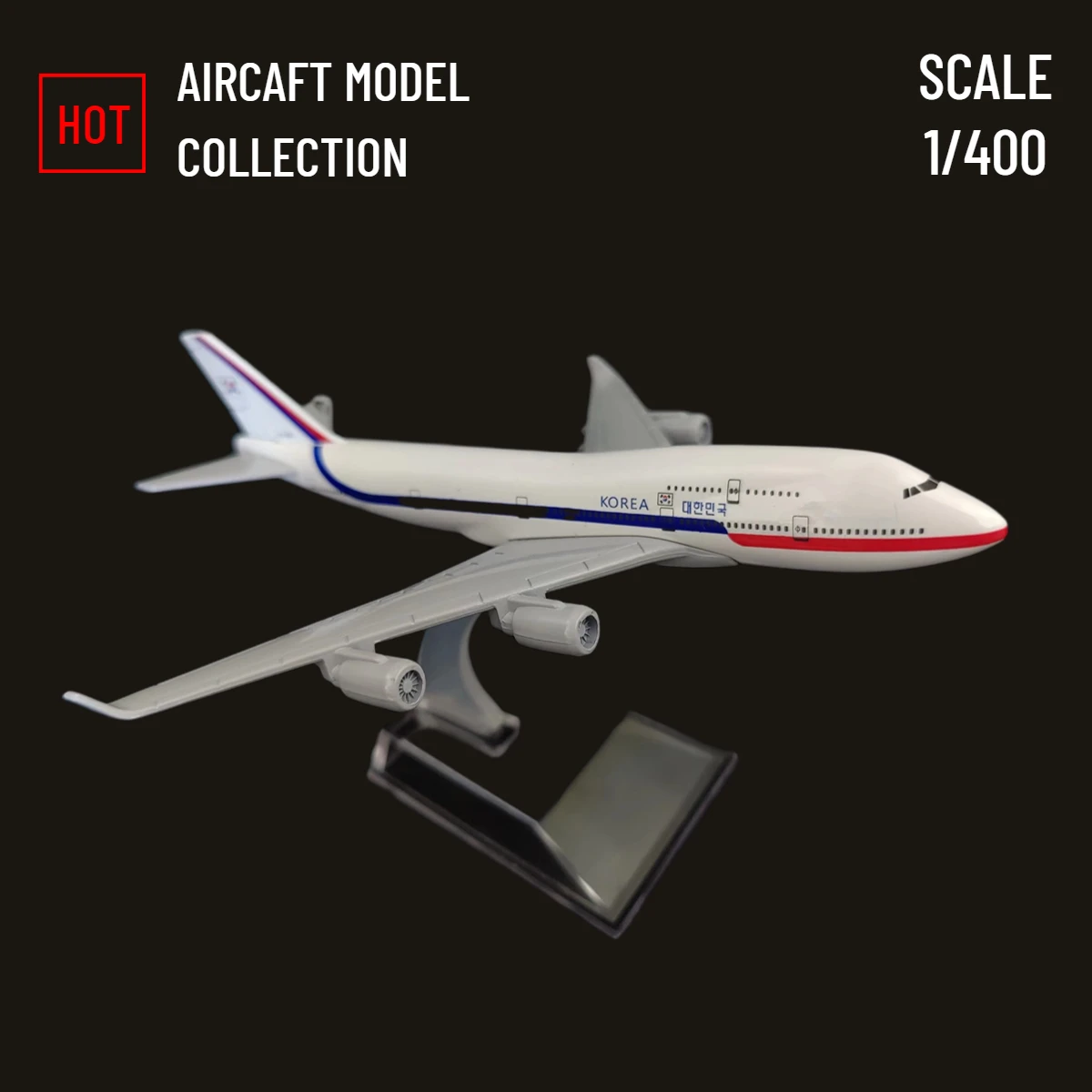 Scale 1:400 Korea Force One B747 Metal Aircraft Replica Plane Model Aviation Diecast Home Office Decor Miniature Art Toy Figure
Scale 1:400 Korea Force One B747 Metal Aircraft Replica Plane Model Aviation Diecast Home Office Decor Miniature Art Toy Figure