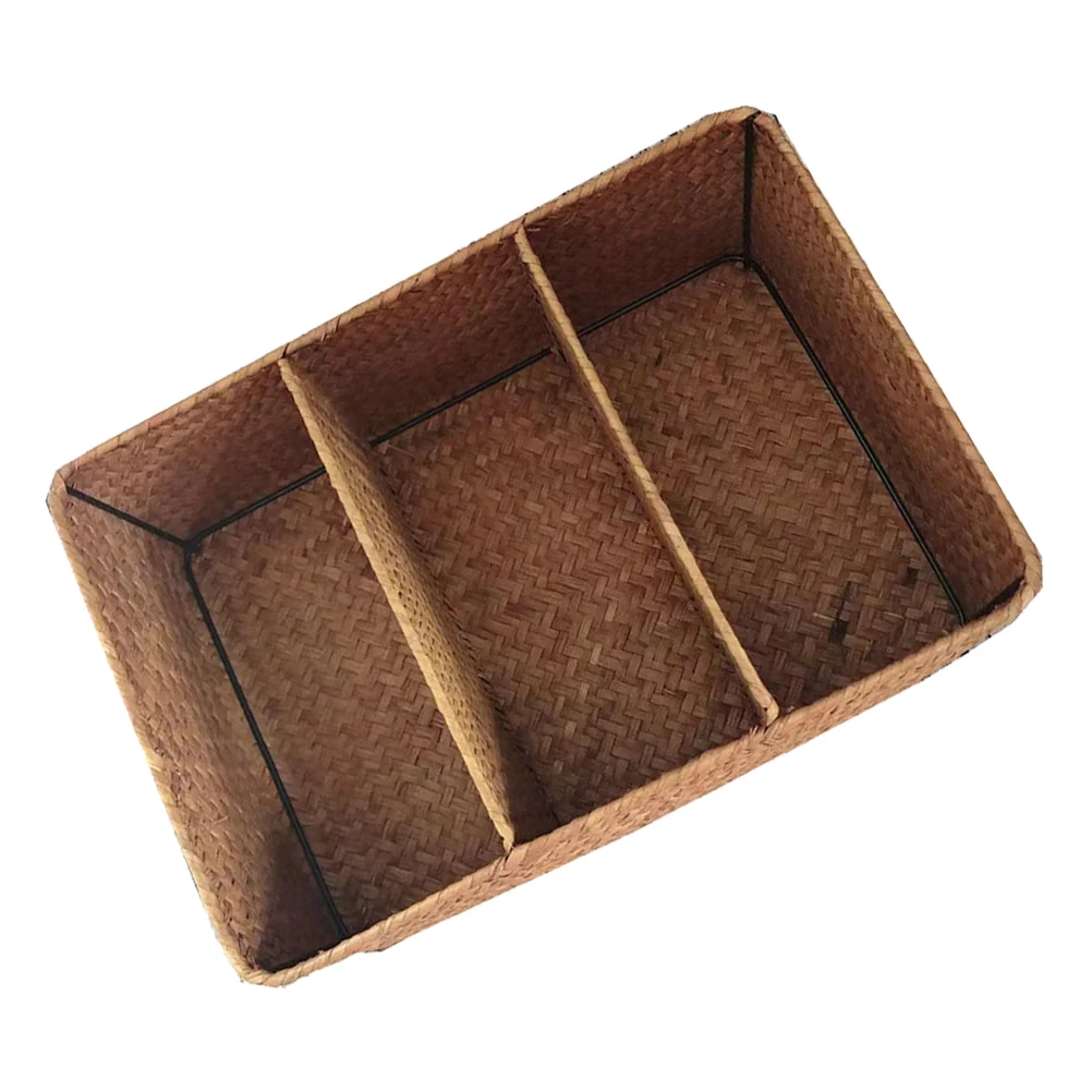 Seaweed Woven Basket Storage Baskets with Compartments Rustic Farmhouse Woven Baskets Desk Organizer Multipurpose Container for
Seaweed Woven Basket Storage Baskets with Compartments Rustic Farmhouse Woven Baskets Desk Organizer Multipurpose Container for