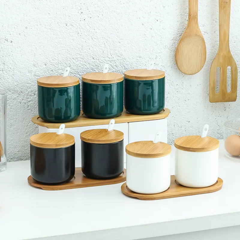 Kitchen seasoning pot set seasoning bottle seasoning box ceramic seasoning pot salt shaker household seasoning box seasoning box
Kitchen seasoning pot set seasoning bottle seasoning box ceramic seasoning pot salt shaker household seasoning box seasoning box