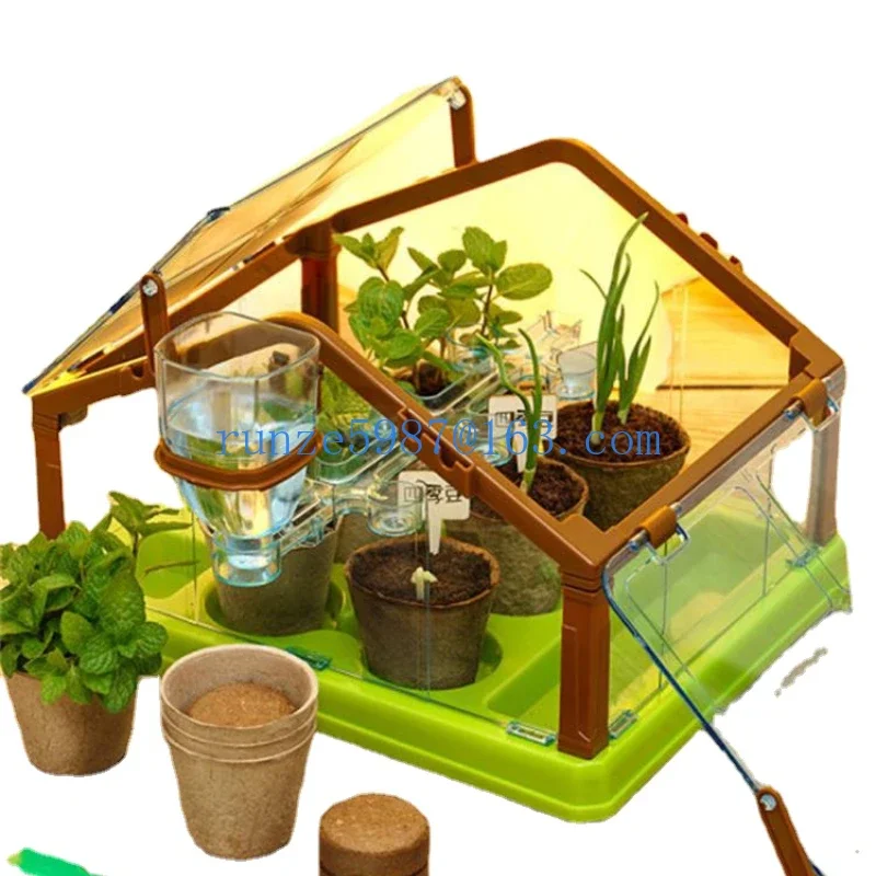 Applicable to Children's Planting Bar Sunshine Room Toy Greenhouse Vegetable Planting Scientific Experiment Set Handmade DIY
Applicable to Children's Planting Bar Sunshine Room Toy Greenhouse Vegetable Planting Scientific Experiment Set Handmade DIY