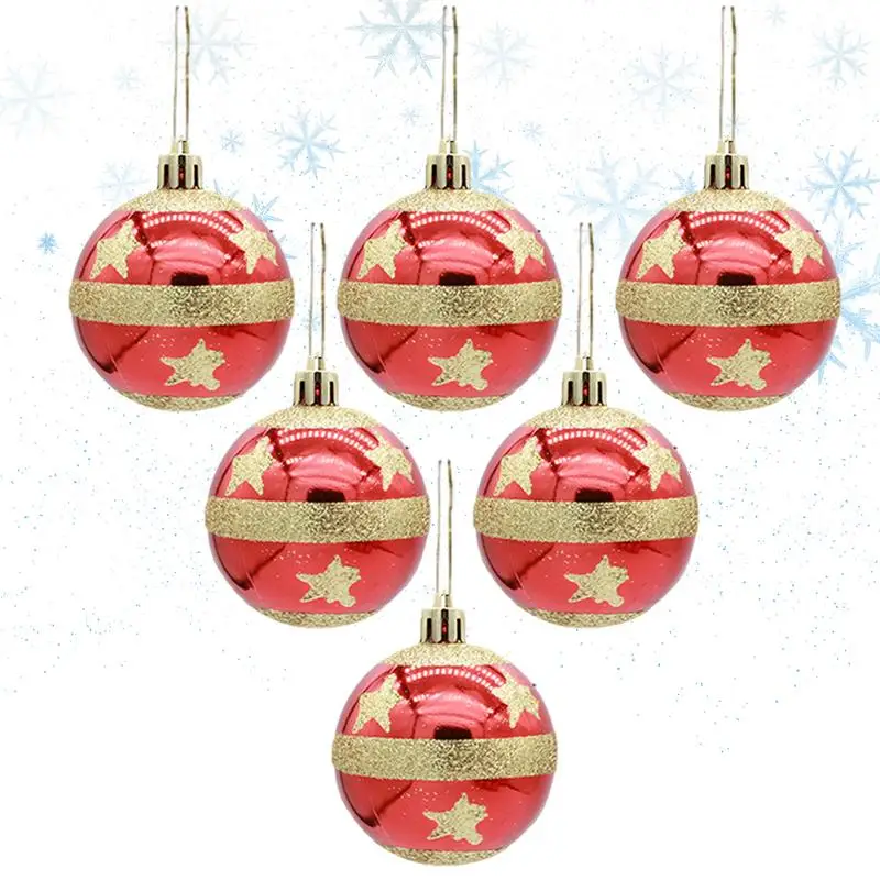 Christmas Ball Ornaments Painting Christmas Tree Pendants 6 PCS Decorative Christmas Balls For Christmas Tree Holiday Wreath
Christmas Ball Ornaments Painting Christmas Tree Pendants 6 PCS Decorative Christmas Balls For Christmas Tree Holiday Wreath