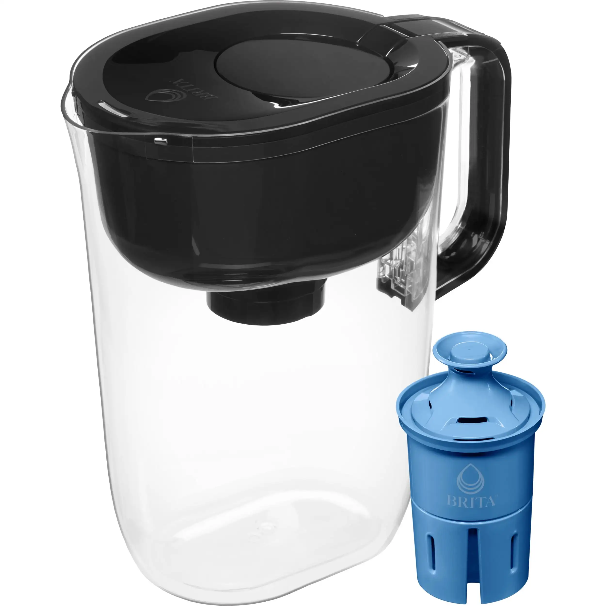 Brita Large 10 Cup Water Filter Pitcher with 1 Brita Elite Filter Made Without BPA Huron Black
Brita Large 10 Cup Water Filter Pitcher with 1 Brita Elite Filter Made Without BPA Huron Black