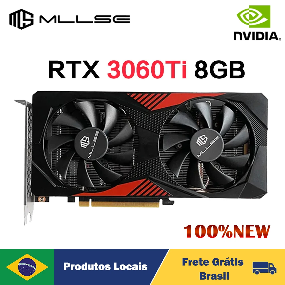 MLLSE Graphics Card RTX 3060Ti 8GB X-GAME GDDR6 256bit NVIDIA GPU 8Pin HDMI*1 DP*3 PCI Express 4.0 x16 rtx3060ti 8gb Video card
MLLSE Graphics Card RTX 3060Ti 8GB X-GAME GDDR6 256bit NVIDIA GPU 8Pin HDMI*1 DP*3 PCI Express 4.0 x16 rtx3060ti 8gb Video card