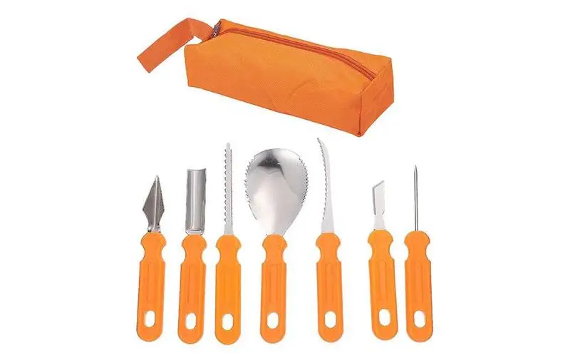 Pumpkin Carving Tools Reusable Halloween Pumpkin Pottery Sculpture Modeling Tools Set Kitchen Cutting Supplies for Halloween
Pumpkin Carving Tools Reusable Halloween Pumpkin Pottery Sculpture Modeling Tools Set Kitchen Cutting Supplies for Halloween