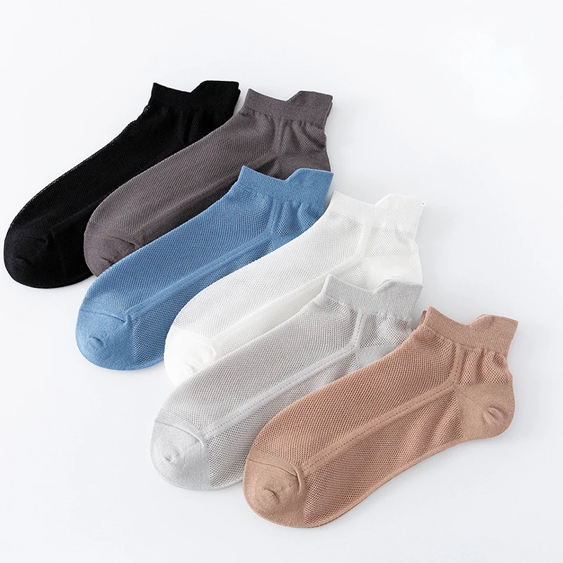 Summer Men's Socks Mesh Breathable Solid Color Fashion Thin Short Socks Outdoor Sports Sweat Absorption Casual Men's Short Socks
Summer Men's Socks Mesh Breathable Solid Color Fashion Thin Short Socks Outdoor Sports Sweat Absorption Casual Men's Short Socks