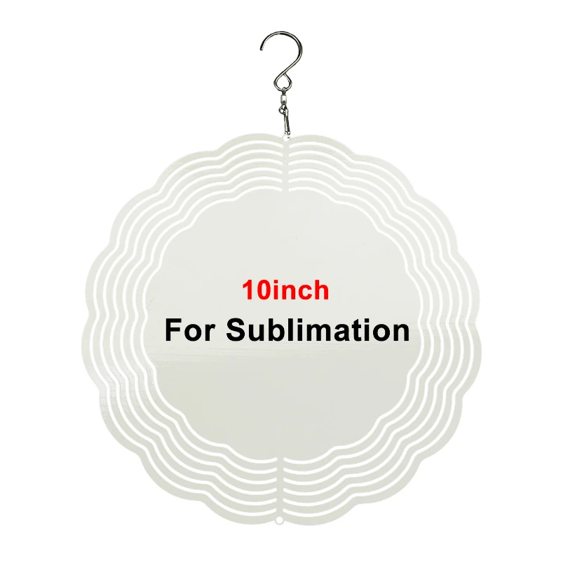Outdoor Double Sided Hanging Garden Ornament Metal Stainless Steel DIY Plain White Blanks Sublimation Wind Spinner
Outdoor Double Sided Hanging Garden Ornament Metal Stainless Steel DIY Plain White Blanks Sublimation Wind Spinner