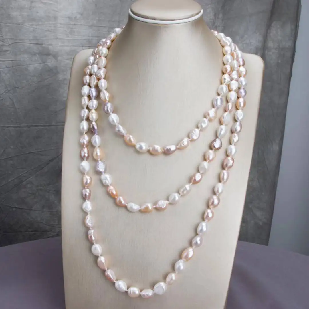 160cm Baroque Pearl Necklace Genuine Natural Freshwater Pearl Sweater Chain Long Necklace For Women Jewelry Fashion Gift 2022
160cm Baroque Pearl Necklace Genuine Natural Freshwater Pearl Sweater Chain Long Necklace For Women Jewelry Fashion Gift 2022