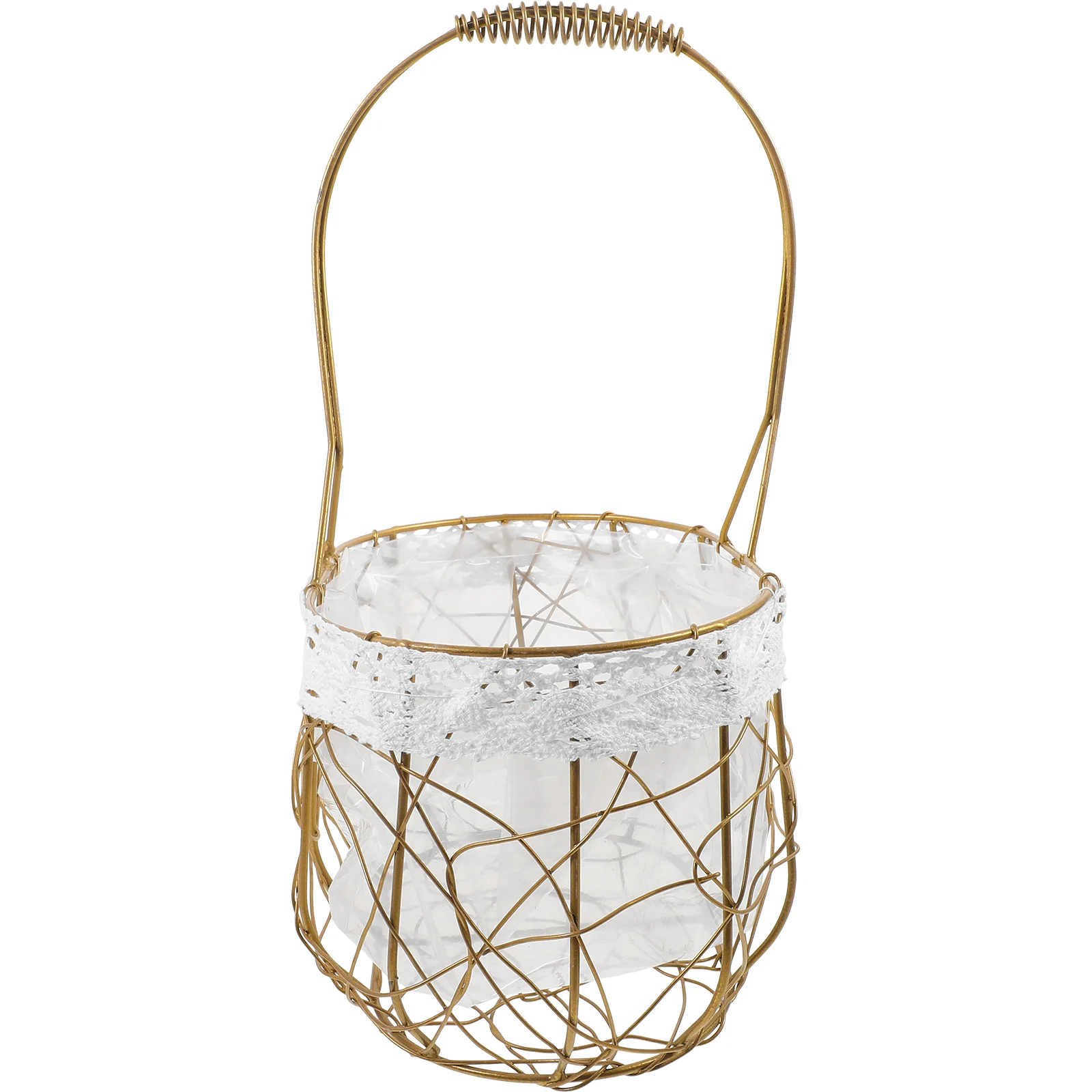 Lace Basket Wire Baskets Home Decor Iron Decorate with Handle Petal for Tabletop Bride Serving Metal Fruit Container Storage
Lace Basket Wire Baskets Home Decor Iron Decorate with Handle Petal for Tabletop Bride Serving Metal Fruit Container Storage
