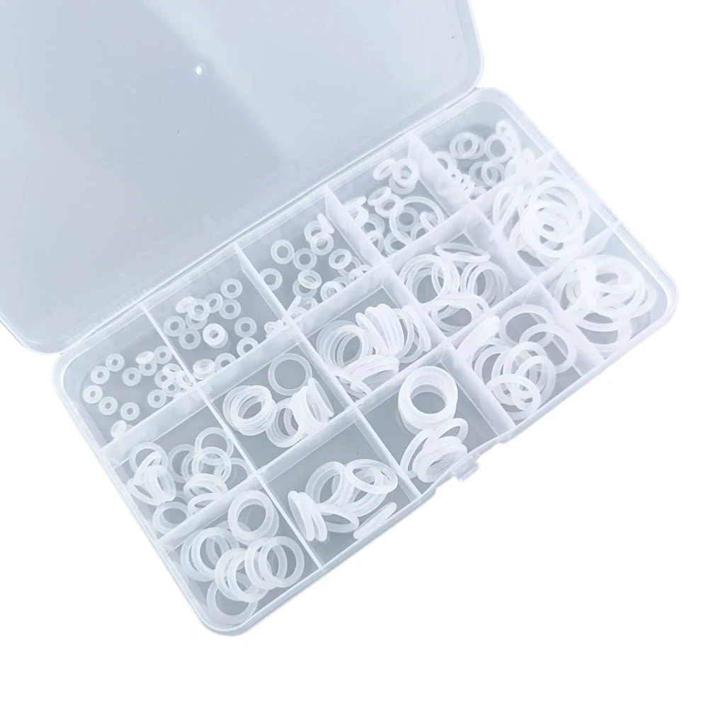 Convenient 225pcs White Silicone Rubber ORing Assortment Kit Metric VMQ Sealing Gasket Set for Various Applications
Convenient 225pcs White Silicone Rubber ORing Assortment Kit Metric VMQ Sealing Gasket Set for Various Applications