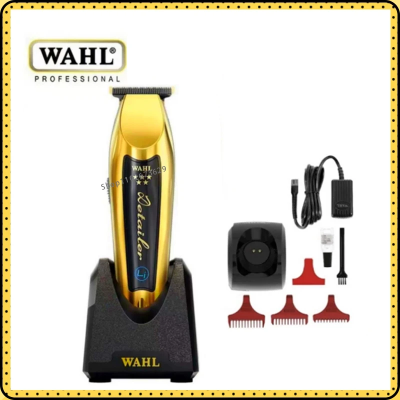 

Wahl 8171 Professional 5 Star Series Gold Cordless Magic Clip Hair Clipper/Trimmer with Stand Charger for Barbers and Stylists