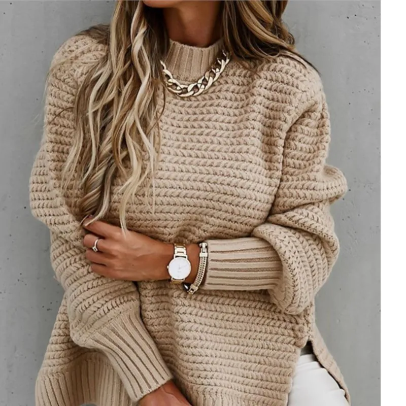 Warm Knitting Pullover Sweater Long Sleeve Shirt Slim O-neck Sweater Sweaters Autumn Winter Soft Blouse Jumpers For Women 2023
Warm Knitting Pullover Sweater Long Sleeve Shirt Slim O-neck Sweater Sweaters Autumn Winter Soft Blouse Jumpers For Women 2023