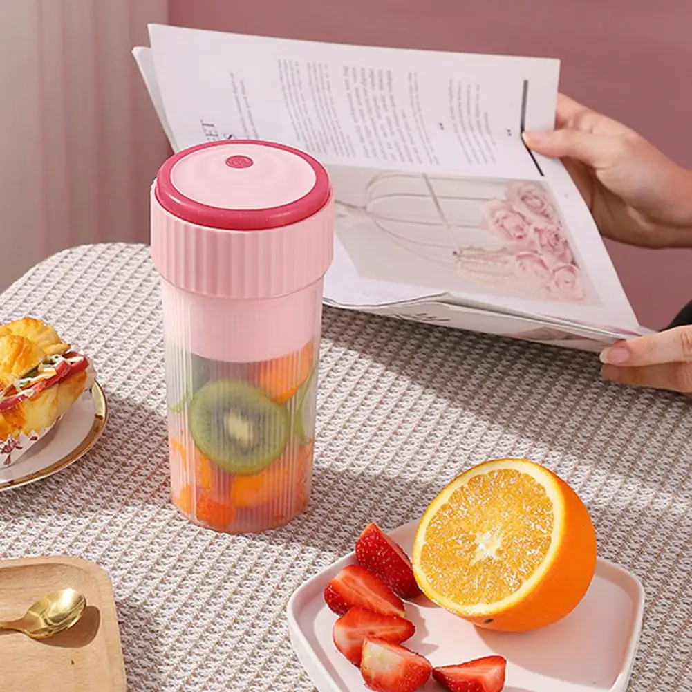 

Mini Electric Juicer Portable Fruit Squeezer Juice Cup Orange Lemon Blender USB Charging Smoothie Milk Shake Maker Mixer