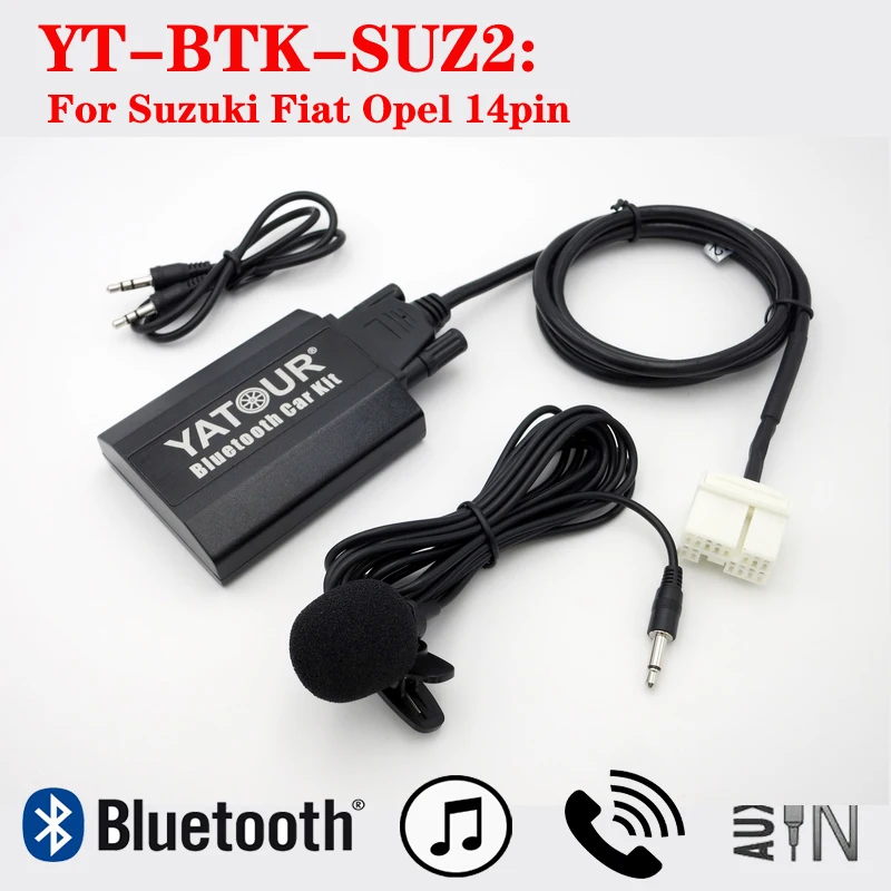 Новое поступление, музыкальный Bluetooth-адаптер Yatour Qualcomm 5,2 для Suzuki Fiat Opel
Новое поступление, музыкальный Bluetooth-адаптер Yatour Qualcomm 5,2 для Suzuki Fiat Opel