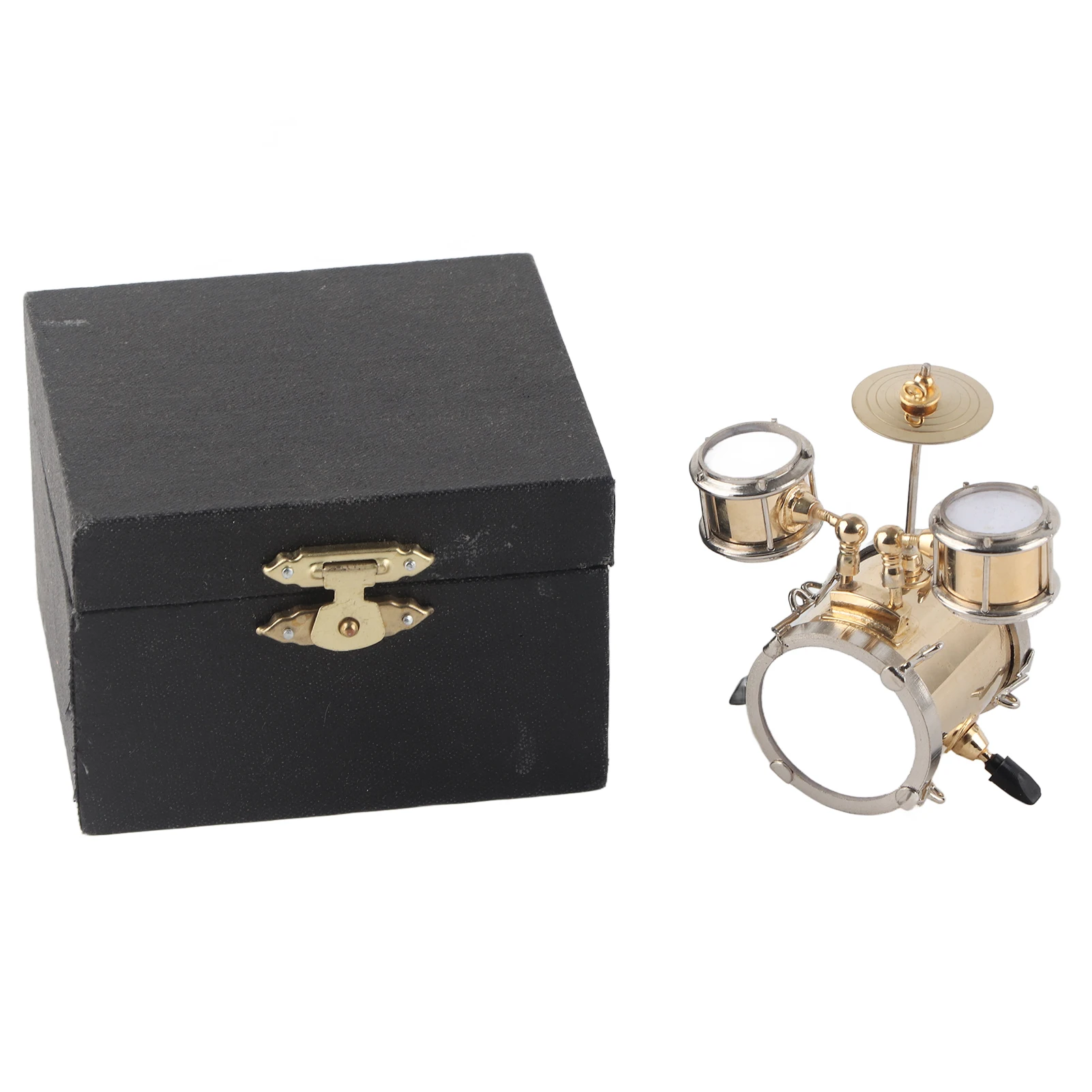 Miniature Musical Instrument Replica Drum Set Ornament With A Handsome Gift Box Drummer Gift
Miniature Musical Instrument Replica Drum Set Ornament With A Handsome Gift Box Drummer Gift