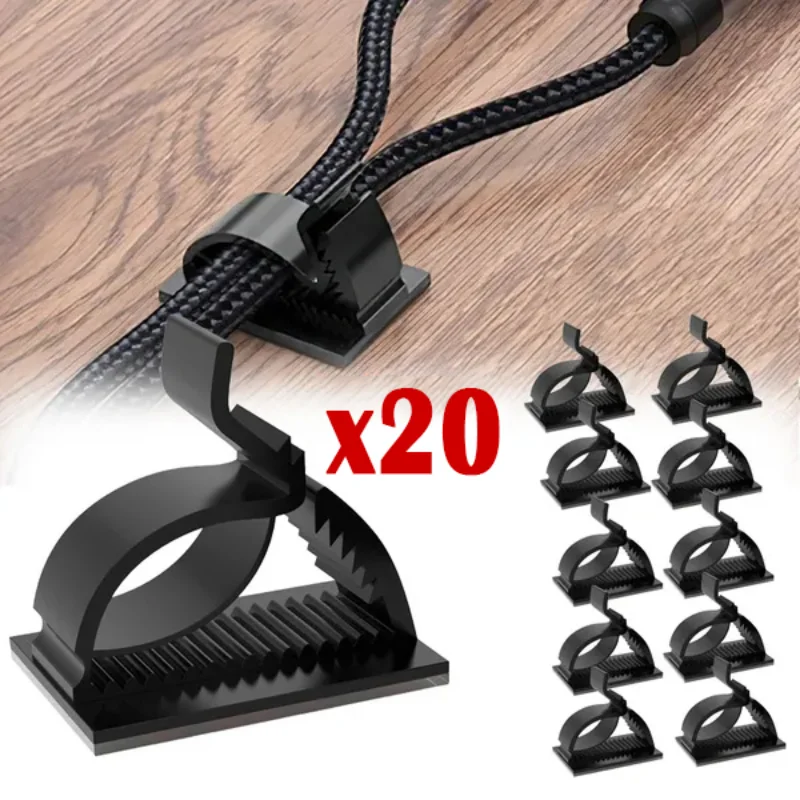 20/10/5PCS Self Adhesive Cable Organizer Clips Adjustable Desk Tidy Wire Cord Manager Fastener Clamp USB Cable Fixing Clips
20/10/5PCS Self Adhesive Cable Organizer Clips Adjustable Desk Tidy Wire Cord Manager Fastener Clamp USB Cable Fixing Clips