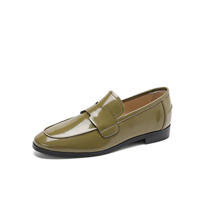 Leather Women Loafers New Autumn Low Heels Elegant Ladies Black GreenApricot Round Toe Splicing Buckle Plus Size 43 Dress Shoes
Leather Women Loafers New Autumn Low Heels Elegant Ladies Black GreenApricot Round Toe Splicing Buckle Plus Size 43 Dress Shoes