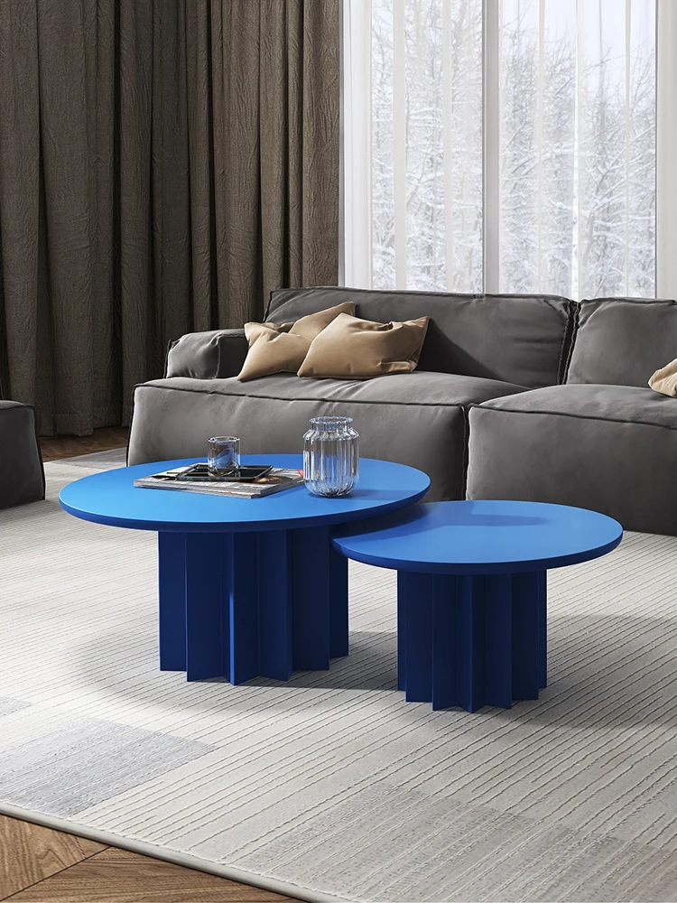 round Tea Table Combination Living Room Modern Simple and Light Luxury Trending Creative Designer Solid Wood Color Tea Table
round Tea Table Combination Living Room Modern Simple and Light Luxury Trending Creative Designer Solid Wood Color Tea Table