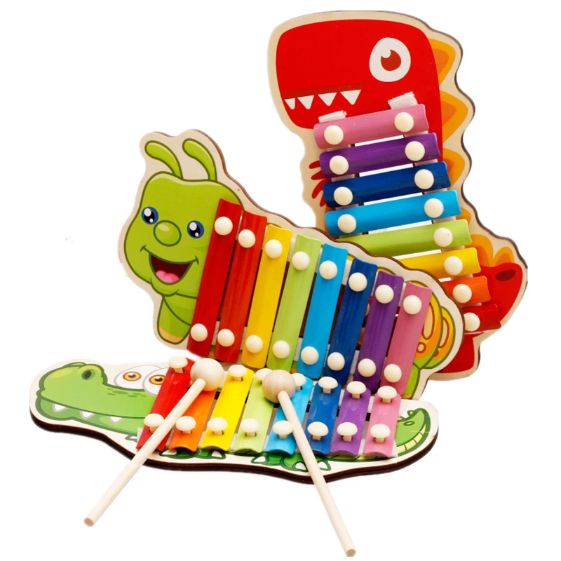 

Rainbow Wooden Xylophone Instrument for Children Baby Kid Musical Toys Early Wisdom Development Learning Education Toy Kids Toys