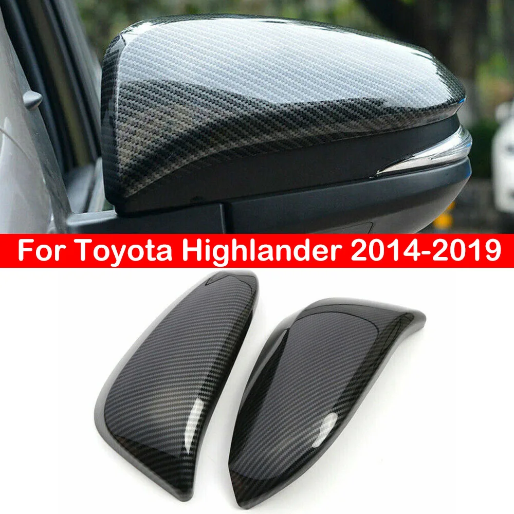 For Toyota Highlander 2014-2019 Rearview Side Mirror Cover Wing Cap Car Exterior Door Rear View Case Trim Auto Carbon Fiber Look
For Toyota Highlander 2014-2019 Rearview Side Mirror Cover Wing Cap Car Exterior Door Rear View Case Trim Auto Carbon Fiber Look