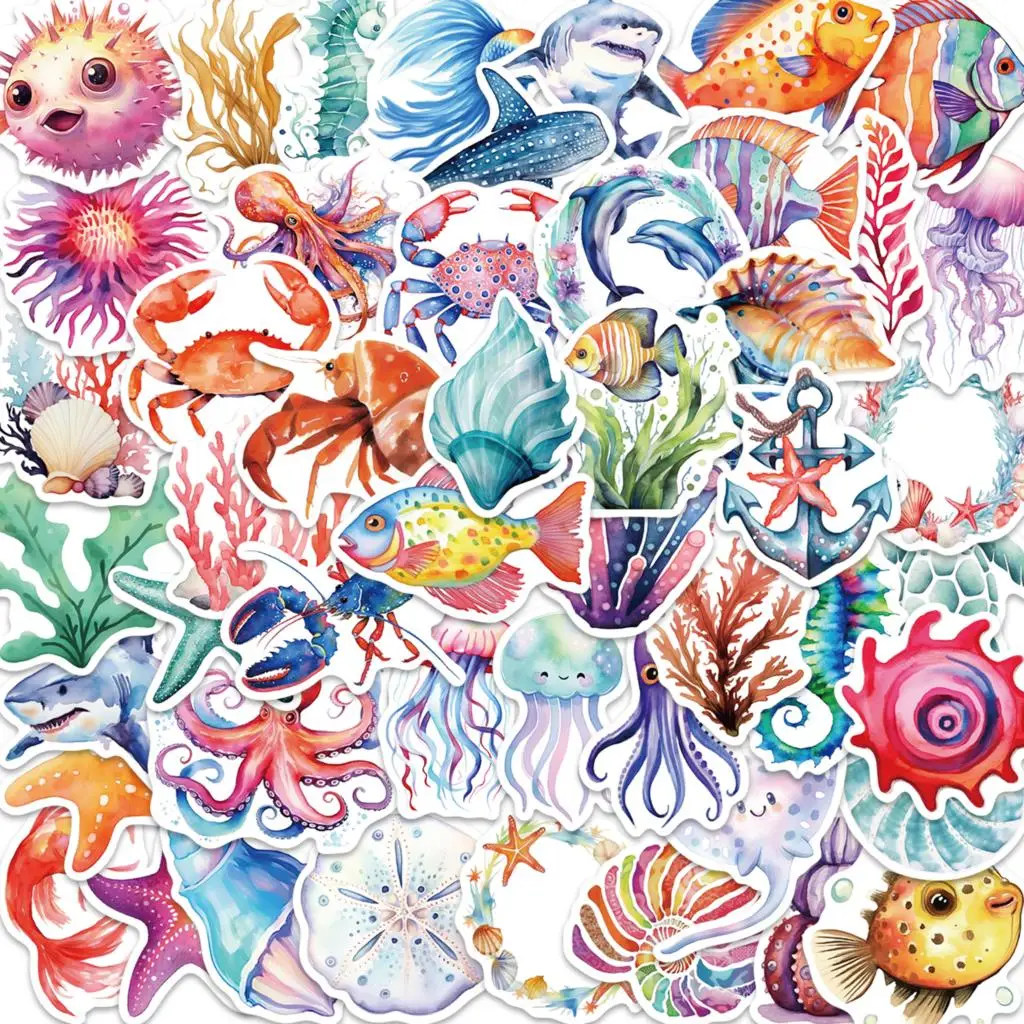 10/50pcs Stickers Colorful Marine Life Cartoon Graffiti Skateboard Waterproof Suitcase Luggage DIY Laptop Car Stickers Decals
10/50pcs Stickers Colorful Marine Life Cartoon Graffiti Skateboard Waterproof Suitcase Luggage DIY Laptop Car Stickers Decals
