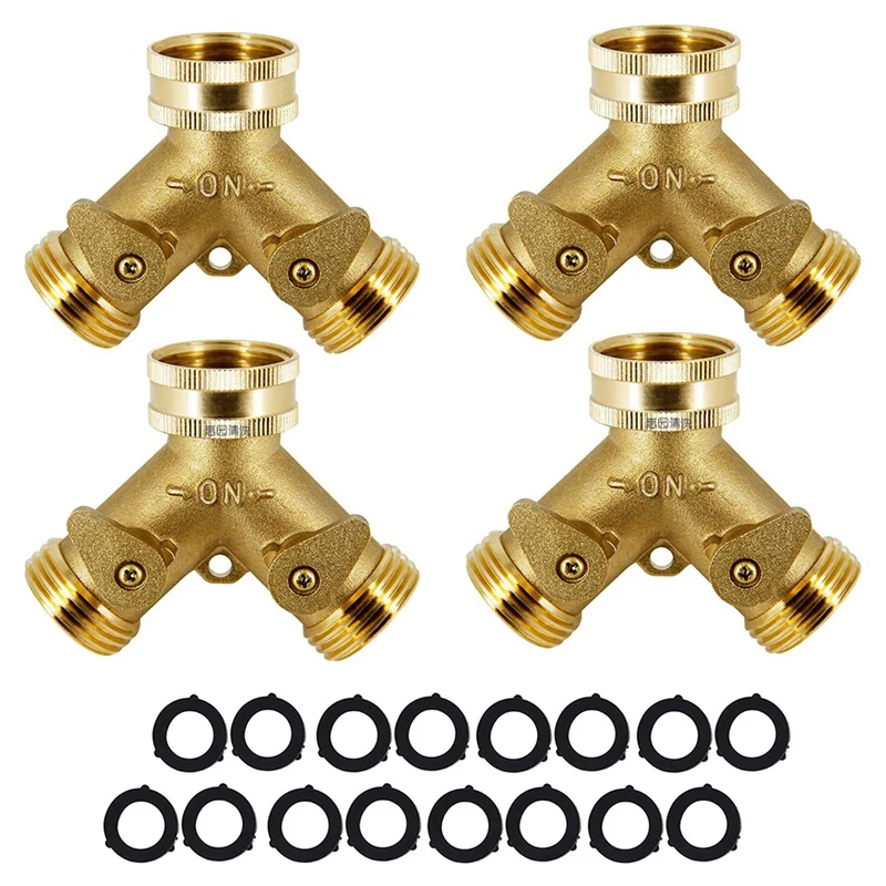 4 Pcs 3 Way Connector Heavy Duty Brass Garden Faucet Splitter For Outdoor Faucet Hose Y Splitter
4 Pcs 3 Way Connector Heavy Duty Brass Garden Faucet Splitter For Outdoor Faucet Hose Y Splitter