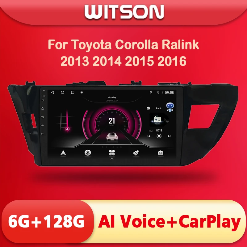 WITSON AI VOICE Android 11 стерео Мультимедиа для Toyota Corolla Ralink 2013 2014 2015 2016 Автомобильный GPS-навигатор стерео плеер
WITSON AI VOICE Android 11 стерео Мультимедиа для Toyota Corolla Ralink 2013 2014 2015 2016 Автомобильный GPS-навигатор стерео плеер