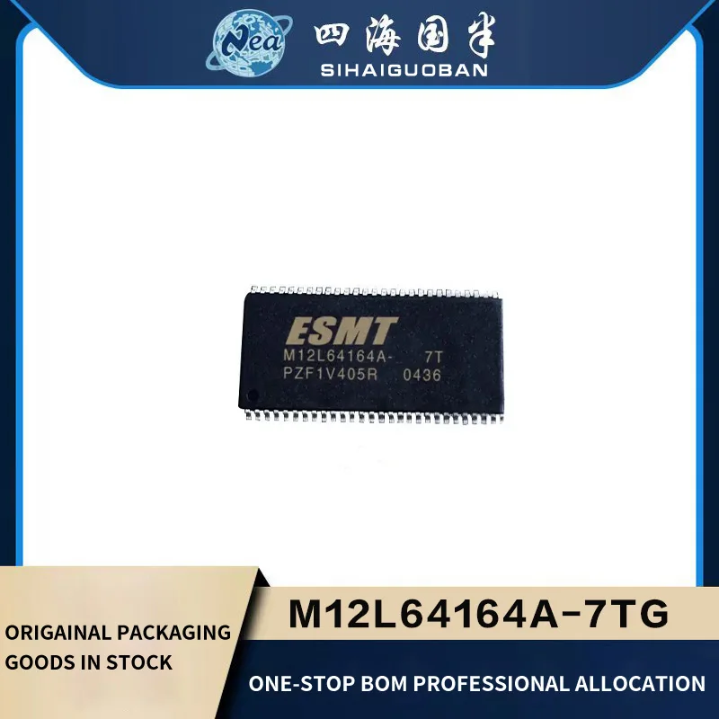 10PCS Original New M12L64164A-7TG TSOP54 M12L64164A Sync Dynamic Random Access Memory Chip
10PCS Original New M12L64164A-7TG TSOP54 M12L64164A Sync Dynamic Random Access Memory Chip