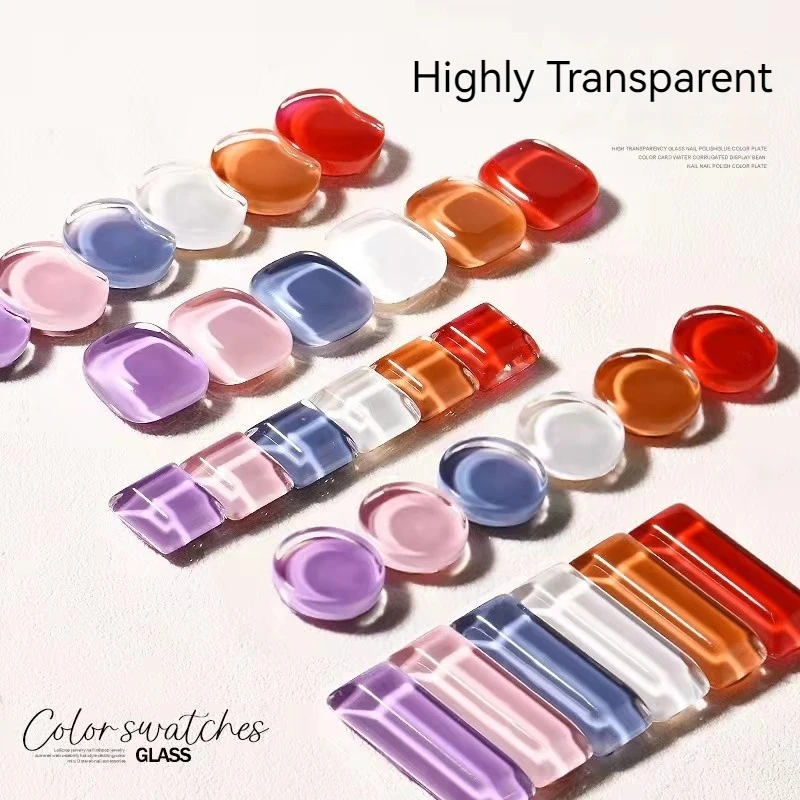 20pcs Nail Art Glass Color Card Painting Display Designs Color Board Tips Card Manicure Tools UV Gel Nail Showing Tool
20pcs Nail Art Glass Color Card Painting Display Designs Color Board Tips Card Manicure Tools UV Gel Nail Showing Tool