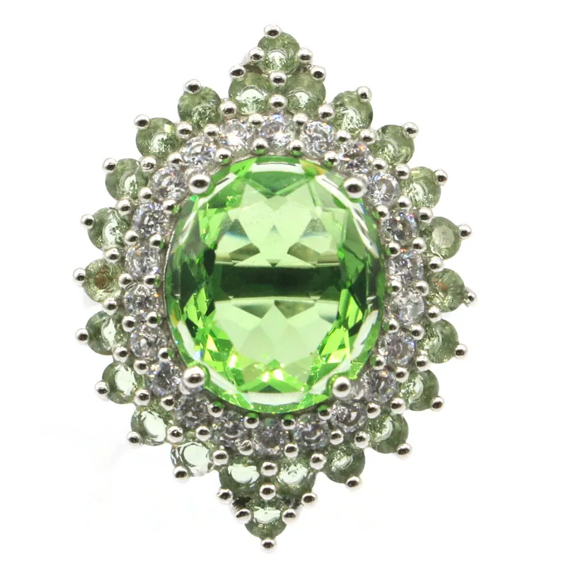 925 SOLID STERLING SILVER Ring Princess Stunning Cut Purple Spinel Green Tsavorite Garnet White CZ Females Daily Wear
925 SOLID STERLING SILVER Ring Princess Stunning Cut Purple Spinel Green Tsavorite Garnet White CZ Females Daily Wear