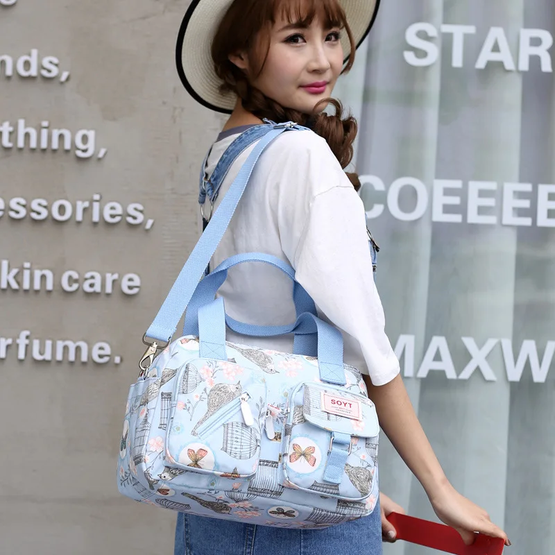Women's Handbag Printed Waterproof Nylon Fashionable Large Capacity Multi Pocket Travel Shopping Outdoor Shoulder Crossbody Bag
Women's Handbag Printed Waterproof Nylon Fashionable Large Capacity Multi Pocket Travel Shopping Outdoor Shoulder Crossbody Bag