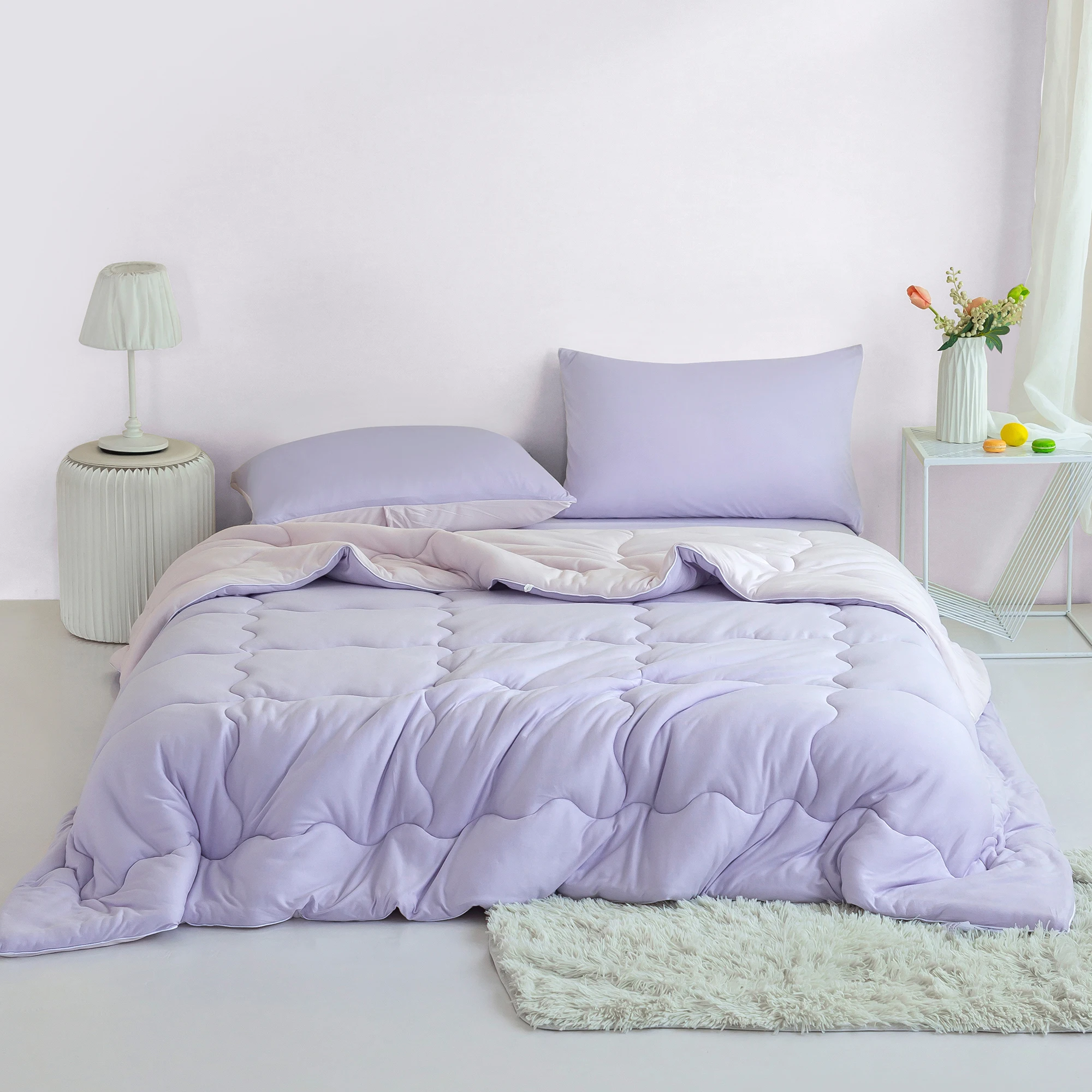 Ультрамягкий Трикотажный Хлопковый розовый и фиолетовый комплект постельного белья из Джерси, двухсторонняя Двусторонняя двуспальная/полноразмерная кровать.
Ультрамягкий Трикотажный Хлопковый розовый и фиолетовый комплект постельного белья из Джерси, двухсторонняя Двусторонняя двуспальная/полноразмерная кровать.