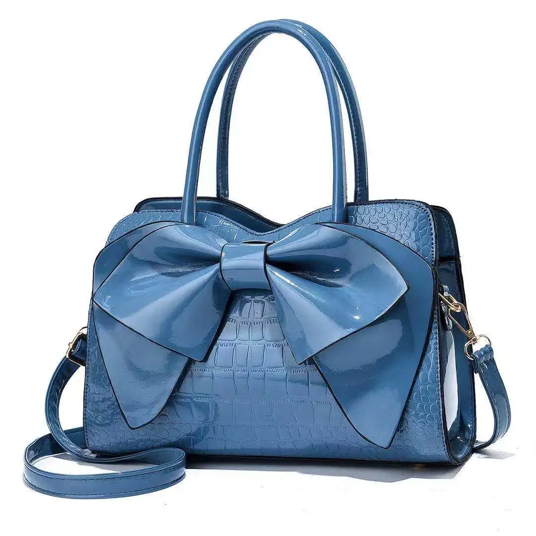 2023 Summer New Women's Bag Fashion Crocodile Bow Single Shoulder Oblique Straddle Bag Handbag Simple Mother's Bag
2023 Summer New Women's Bag Fashion Crocodile Bow Single Shoulder Oblique Straddle Bag Handbag Simple Mother's Bag
