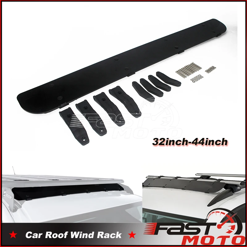 

40" Wind Fairing Wind Deflector Kit Car Roof Rack 102cm Universal Car Auto Top Cargo Wind Spoiler 40inch For Truck BMW SUV Cars