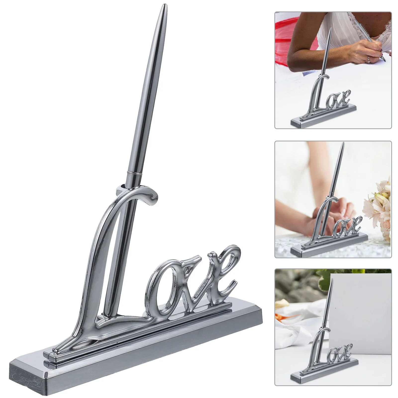 NICEXMAS Gold Wedding Party Silver Guest Book Signing Pen Love Sign Holder Table Decor Wedding Signing Pen Party Supplies
NICEXMAS Gold Wedding Party Silver Guest Book Signing Pen Love Sign Holder Table Decor Wedding Signing Pen Party Supplies