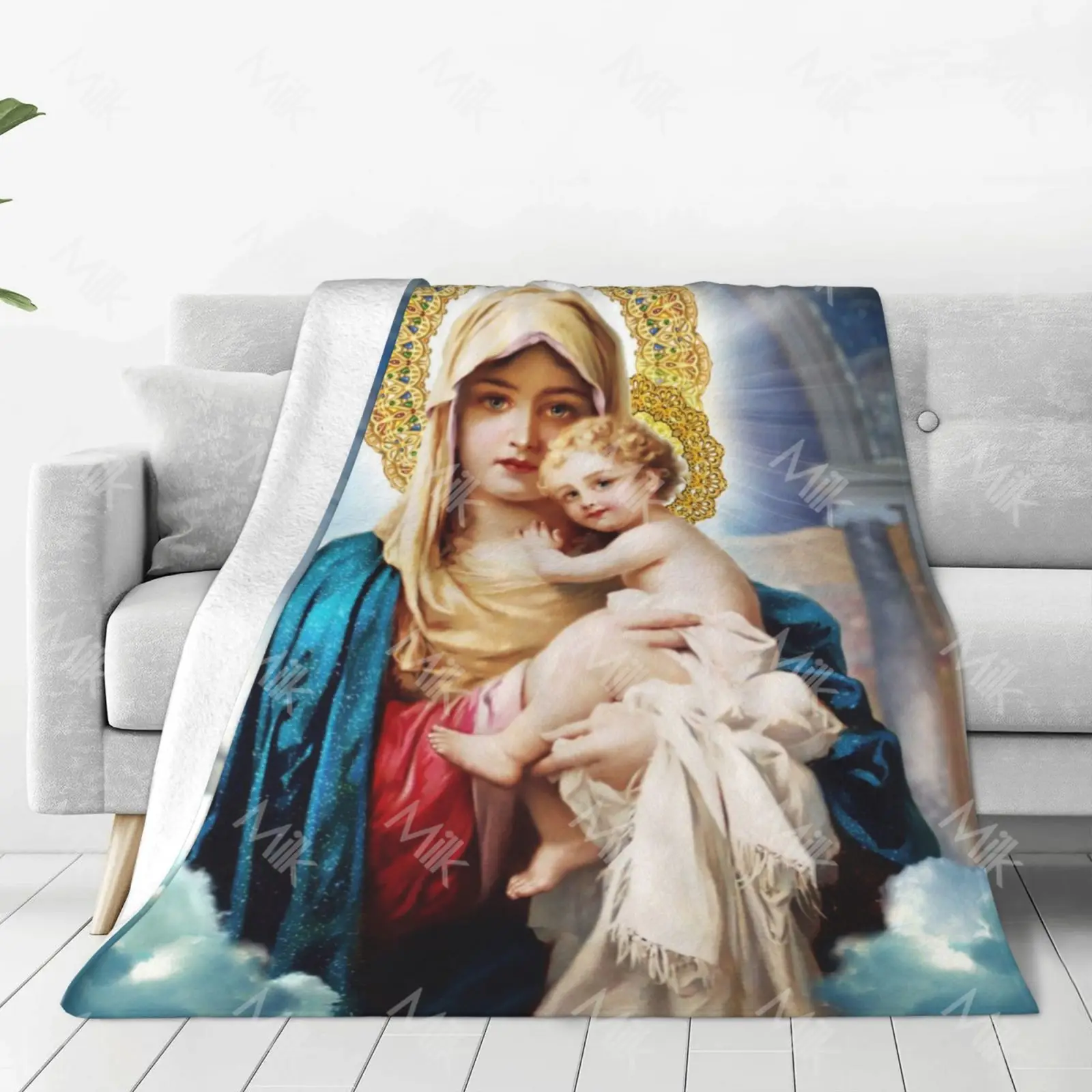 3D Blessed Virgin Mary Jesus HD Blanket,Soft Throw Blanket for Home Bedroom Bed Sofa Picnic Travel Office Rest Cover Blanket Kid
3D Blessed Virgin Mary Jesus HD Blanket,Soft Throw Blanket for Home Bedroom Bed Sofa Picnic Travel Office Rest Cover Blanket Kid