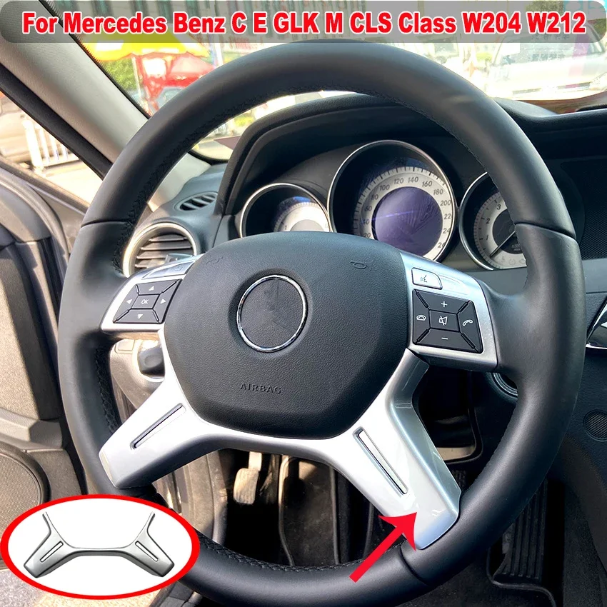 For Mercedes Benz C E GLK M CLS Class W204 W212 Car Steering Wheel Panel Frame Decoration Cover Trim ABS Auto Accessories
For Mercedes Benz C E GLK M CLS Class W204 W212 Car Steering Wheel Panel Frame Decoration Cover Trim ABS Auto Accessories