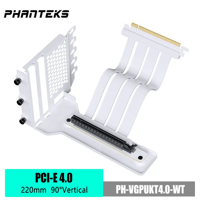Кабель для графического процессора Phanteks PCI-E 4,0 с защитой от помех, поддержка 3080 3090 4090, графическая карта, комплект с вертикальным кронштейном, монтаж в 7 слотов
Кабель для графического процессора Phanteks PCI-E 4,0 с защитой от помех, поддержка 3080 3090 4090, графическая карта, комплект с вертикальным кронштейном, монтаж в 7 слотов